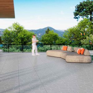 PISO CRETA GRIS ADERENTE RETIFICADO 75X75
