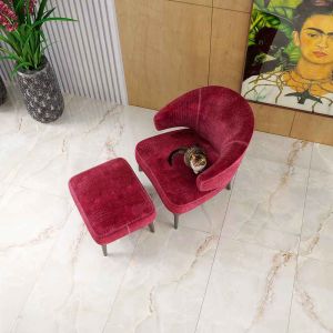 PISO PALERMO BEGE POLIDO 62X119 RETIFICADO