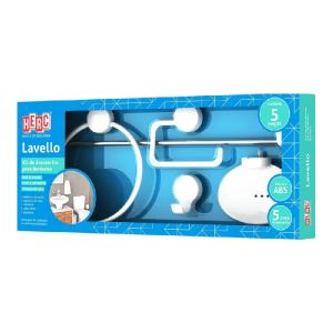 KIT LAVELLO BRANCO 05 PECAS HERC